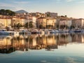 Panoramic view of the city of Cannes Royalty Free Stock Photo