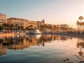 Panoramic view of the city of Cannes Royalty Free Stock Photo