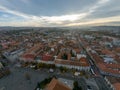 Panoramic view of the city of Cluj Napoca, Kolozsvar, Romania