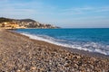 Panoramic view of the city and the coast in Nice, France Royalty Free Stock Photo