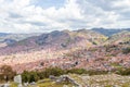 Panoramic view of the city of Cuzco.