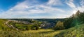 Panoramic view on city EichstÃÂ¤tt from moutain