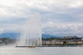 Panoramic view of city of Geneva Royalty Free Stock Photo