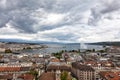 Panoramic view of city of Geneva Royalty Free Stock Photo