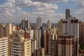 A panoramic view of the city of Goiania. Royalty Free Stock Photo