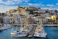 Panoramic view of the city of Ibiza