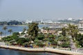 Panoramic view of the city Ismailia in Egypt - Africa.