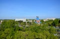 Panoramic view of the city of Komsomolsk-on-Amur, Russia