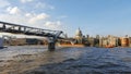 Panoramic view of the city of london Royalty Free Stock Photo