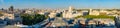 Panoramic view of the city of Madrid Royalty Free Stock Photo