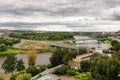 Panoramic view of the Kotorosl River in Yaroslavl