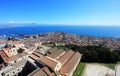 Panoramic view of the city of naples, Italy Royalty Free Stock Photo