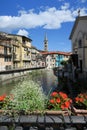 Panoramic view of the city of Omegna