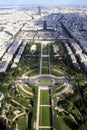 Panoramic view of the city of Paris, France Royalty Free Stock Photo