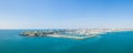 The panoramic view of the city and the port of Granville in Europe, France, Normandy, Manche, in spring, on a sunny day