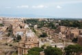 Panoramic view of city Rome with Roman forum and Colosseum from Vittoriano Royalty Free Stock Photo