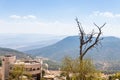 Panoramic view of the city Safed Zefat, Tsfat and the surrounding mountains in northern Israel