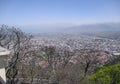 Panoramic view of the city of Salta from the San Bernardo Hill Royalty Free Stock Photo