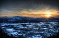 Panoramic view of the city of Salzburg, Austria