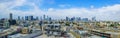 Panoramic view of the city skyline of Tel-Aviv Royalty Free Stock Photo