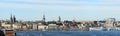 Panoramic view of city, Stockholm - Sweden - Scandinavia Royalty Free Stock Photo