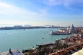 Panoramic view of city Venedig, Italy Royalty Free Stock Photo