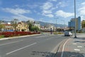 Panoramic view of the city of Volos in the autumn