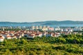 Panoramic view of the city of Zadar from nearby road