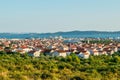 Panoramic view of the city of Zadar from nearby road