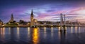 Panoramic view of the cityscape of Inverness, Scotland