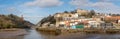 Panoramic view of the Clifton Suspension Bridge and Clifton area of Bristol