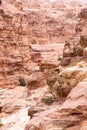 Mountain path to the Monastery, ancient city of Petra, Jordan