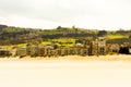 Panoramic view of the coast of Laredo in Cantabria, Spain Royalty Free Stock Photo