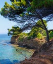 Panoramic view of the coast near Licosa