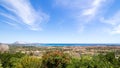 Panoramic view of the coast of San Teodoro in Sardinia Royalty Free Stock Photo