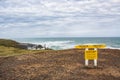 AA signpost at Slope Point which is the southernmost point of the South Island of New Zealand. Royalty Free Stock Photo