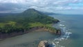 Panoramic View of Coastline Near the Tikhaya Bay. Sakhalin Island.