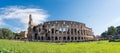 panoramic view of the Colosseum Royalty Free Stock Photo