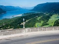 Panoramic view of Columbia River Gorge - Oregon, USA Royalty Free Stock Photo