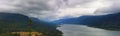 Panoramic View of Columbia River Gorge Royalty Free Stock Photo