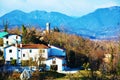 Panoramic view of Conegliano Veneto, Treviso, Italy Royalty Free Stock Photo