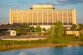 Panoramic view of Contemporary Resort in Walt Disney World area 3 Royalty Free Stock Photo