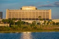 Panoramic view of Contemporary Resort in Walt Disney World area 1 Royalty Free Stock Photo