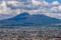 Panoramic view of Corbara city, Province of Salermo, Region Campania, Amalfi Coast, Italy