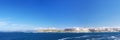 Panoramic view of Coruna coastline