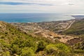 Panoramic view of Costa del Sol Royalty Free Stock Photo