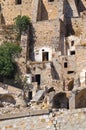 Panoramic view of Craco. Basilicata. Italy. Royalty Free Stock Photo