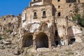 Panoramic view of Craco. Basilicata. Italy. Royalty Free Stock Photo