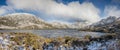 Winter day at Dove lake, Cradle Mountain, Tasmania Royalty Free Stock Photo