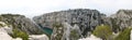 Panoramic view of the creeks of Cassis Royalty Free Stock Photo